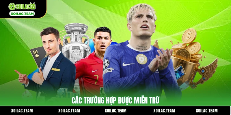Các trường hợp được miễn trừ